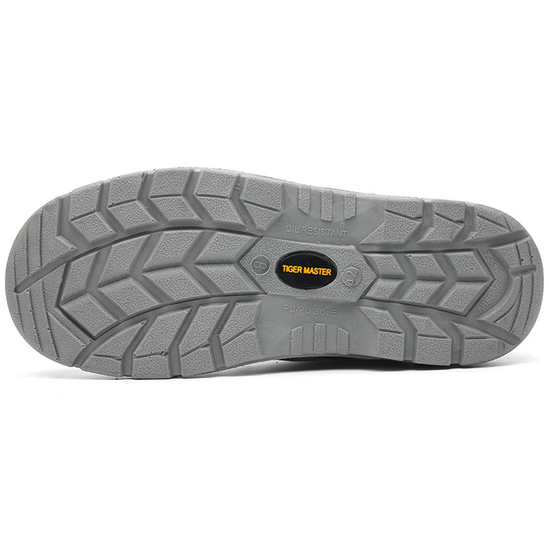 Warehouse Suede Safety Shoes with Steel Toe Steel Midplate