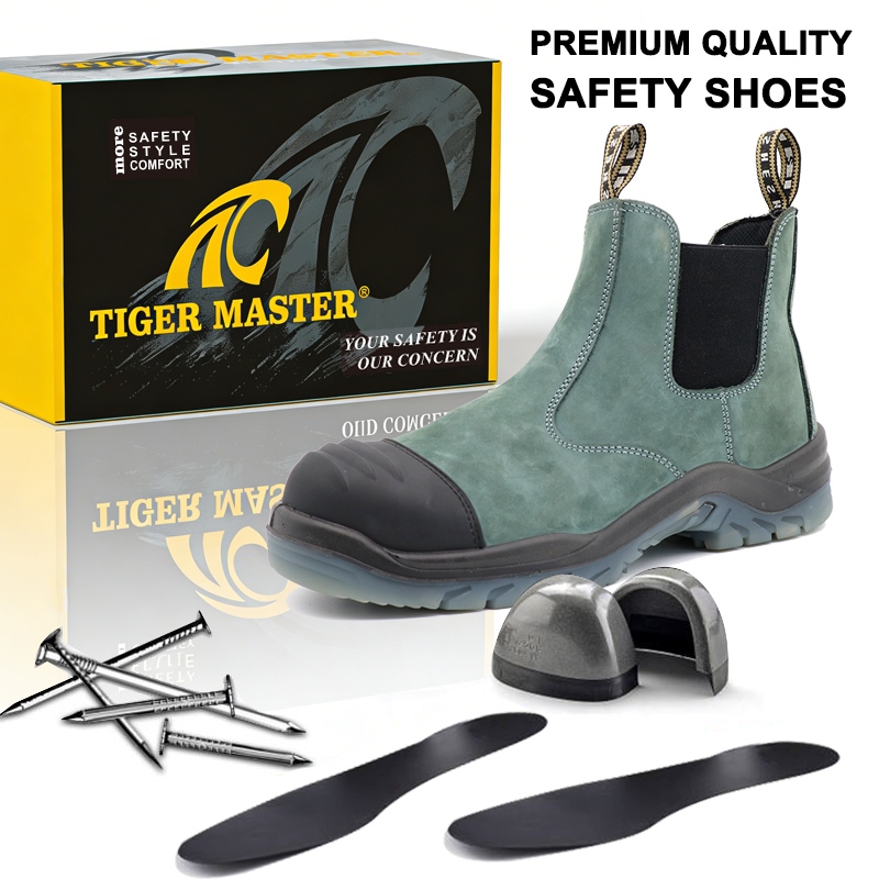 TPU Sole Chelsea Safety Boots with Steel Toe
