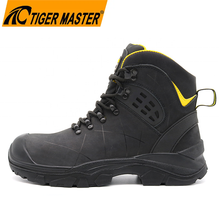 Nubuck Leather High Quality Safety Shoes with Fiberglass Toe