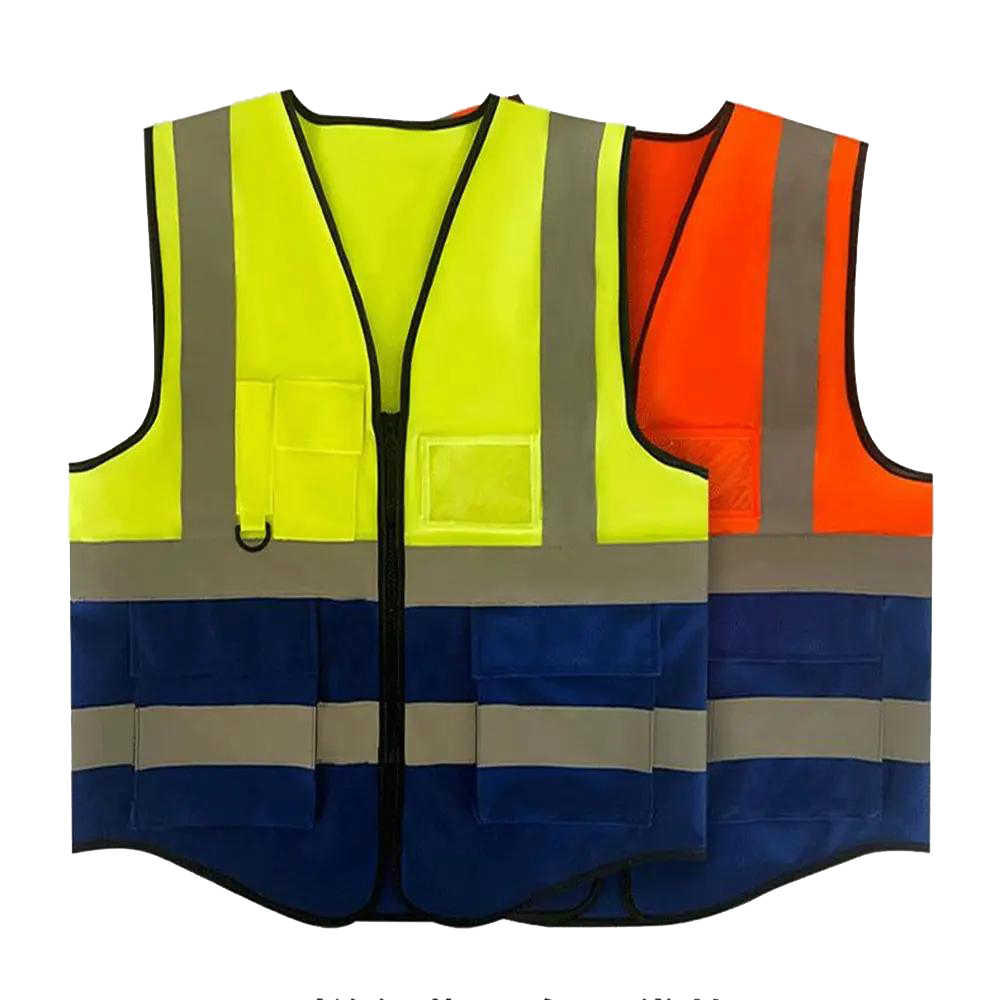High Visibility Reflective Safety Vest Multiple Pockets