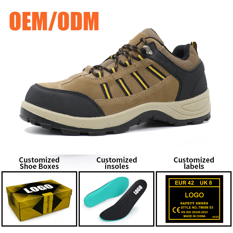 Steel Toe Suede Warehousing Safety Shoes for Men