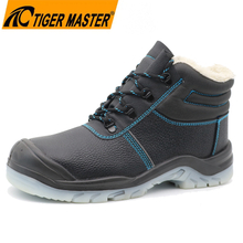 Anti-cold Steel Toe Winter Safety Boots TPU Sole