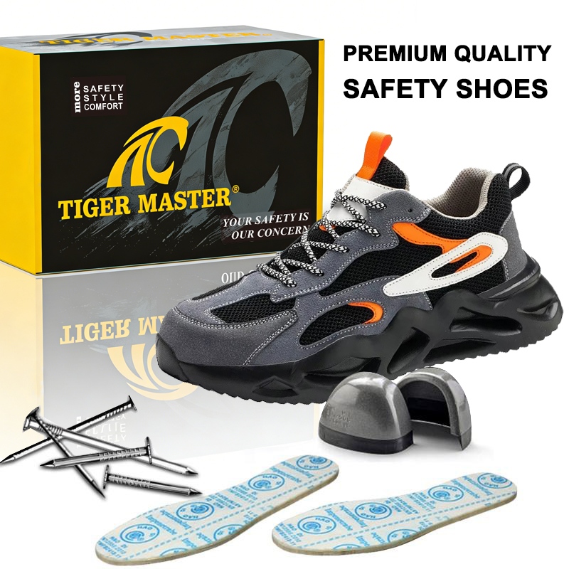 Lightweight Fashion Sport Safety Shoes with Steel Toe