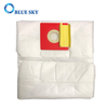 Cubo no tejido blanco H11 Filtro HEPA Bolsas de polvo para aspiradora doméstica