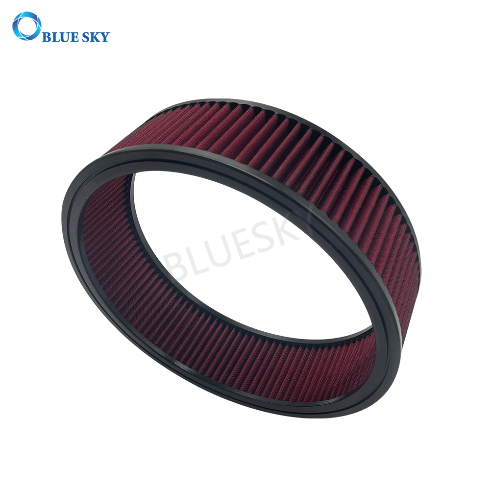 Elemento de filtro de aire automático redondo personalizado compatible con filtros de aire para automóviles con filtro K&N