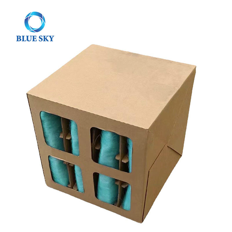 Cielo azul Alta eficiencia Resistencia a altas temperaturas DPA Cabina de pintura en seco Caja de trampa de niebla Filtro de niebla