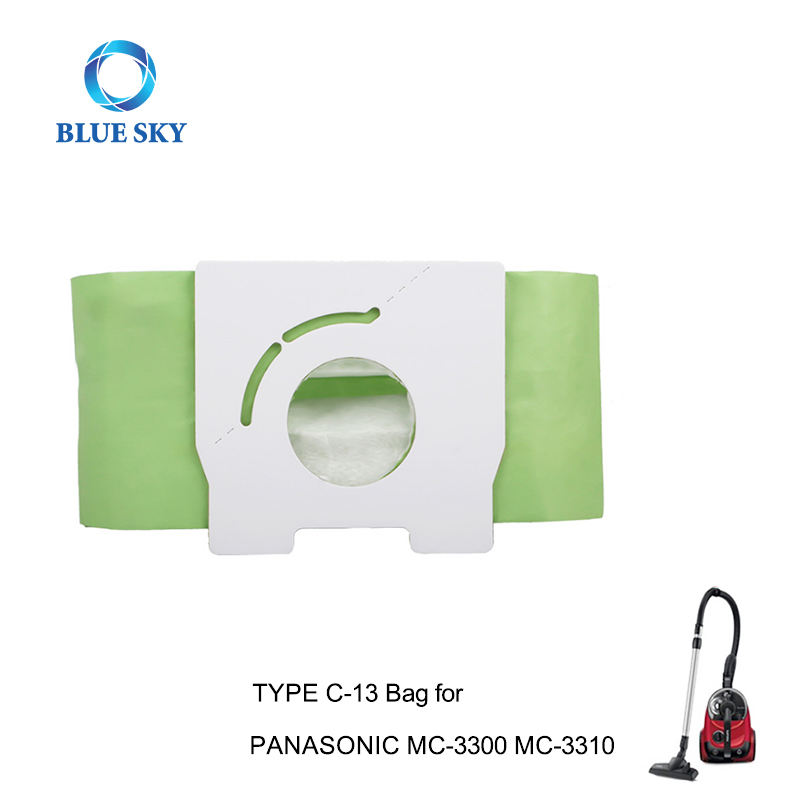 Reemplazo de bolsas de filtro de polvo tipo C-13 reutilizables lavables para aspiradora Panasonic MC-CA291 MC-CA391 MC-CA301
