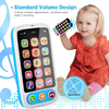 Baby Smart Electronic Cell Mobile Phone Toys Learning Toys for Kids 6 To 12 Months Toddler Playing Phone