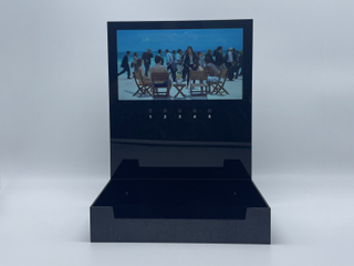 Custom Video Card 7 Inch Hardcover Plastic Acrylic Digital LCD HD Screen Video Booklet Brochure Box for Advertisement Business