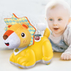 Cute Swing Electric Toy Dog Moving Shaking Head And Tail Crawling Baby Toys with Music And LED Light Up for Toddler Baby Toys