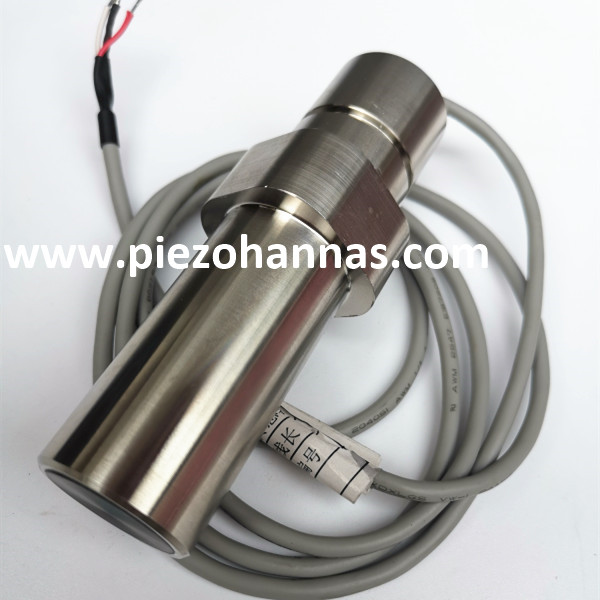 Transductor ultrasónico submarino de acero inoxidable de 1MHz para medición de profundidad