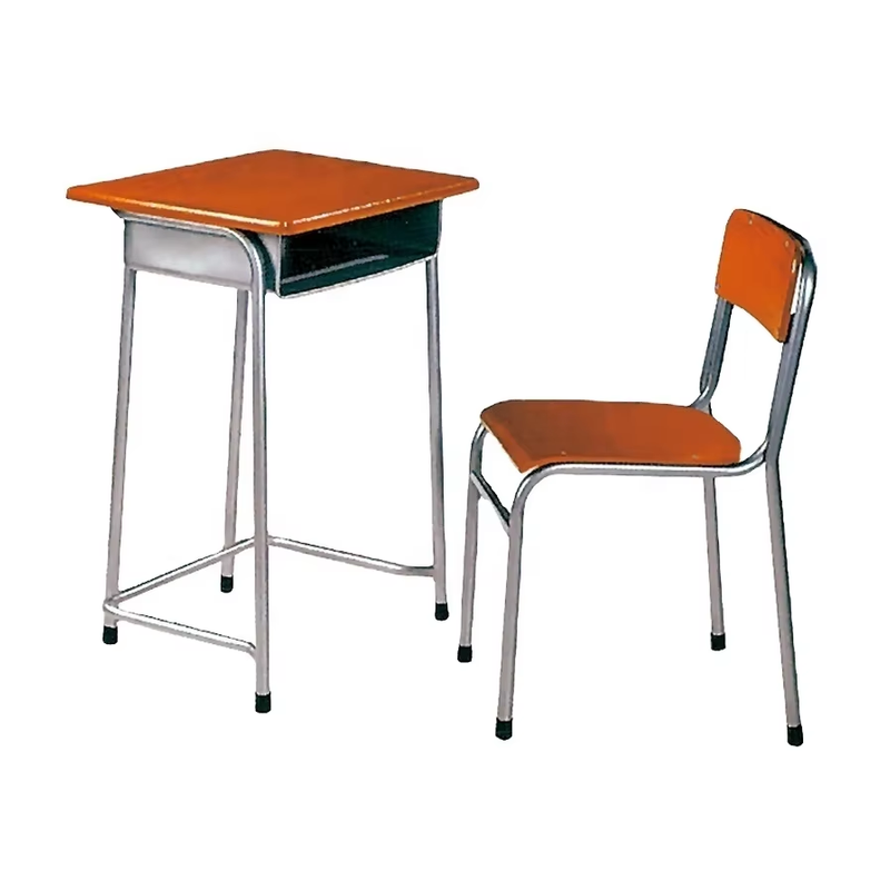 High Quality School Furniture Wooden Cheap Classroom Desk And Chair Student Set