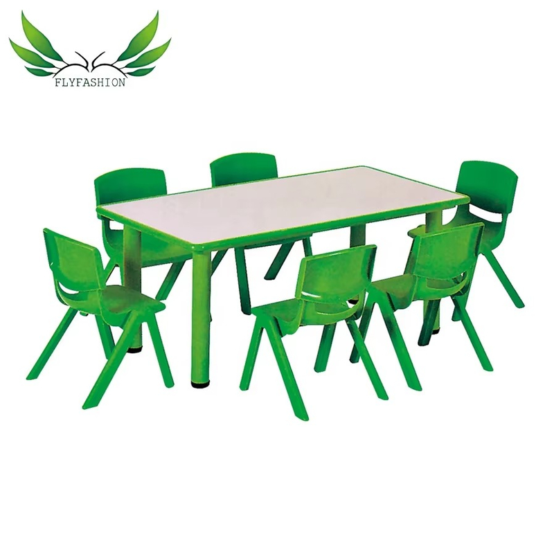 Elementary School Children Study Desk and Chair Set Table Kids and Set Chairs