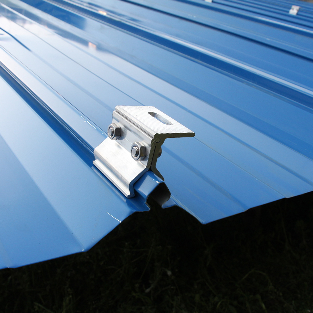 الطاقة الشمسية PV المشبك الألمنيوم القصدير السقف الوقوف CHLAMP