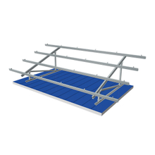 Triángulo de montaje de panel solar de techo plano Soportes fijos Sistema de montaje de techo plano