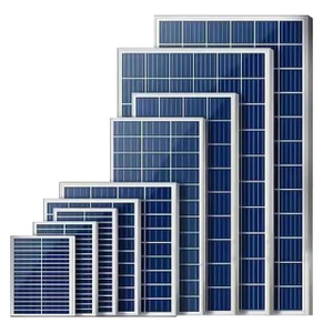 Panel solar fotovoltaico de 6V Policristalino Alta energía 50W Panel de carga solar Accesorios de lámparas solares