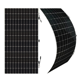 الألواح الشمسية المرنة أحادية البلورة السيليكون 520W الوحدات الشمسية المرنة الكهروضوئية لوحات الكفاءة عالية