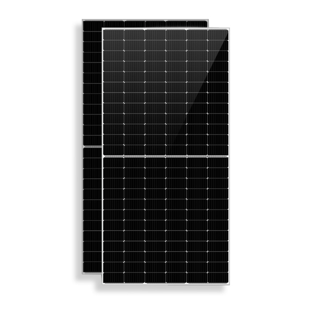 Módulos de media pieza de doble vidrio múltiple monocristalino Paneles solares de energía solar Sistema de suministro de energía solar 550W