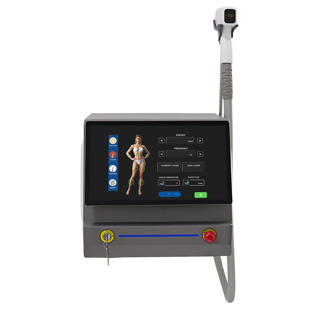 Professionelles 808-nm-Diodenlaser-Haarentfernungsgerät für Salon und Klinik