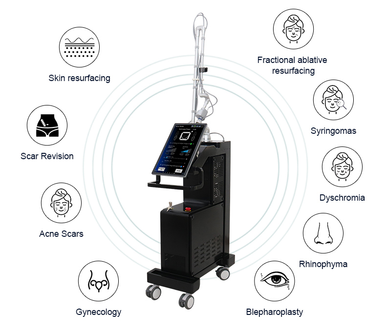 Hochleistungs -Pigmco2 Fractional Laser Machine