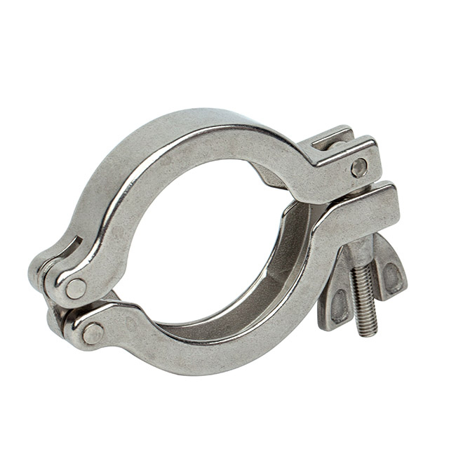 Санитарная нержавеющая сталь из трех частей зажима