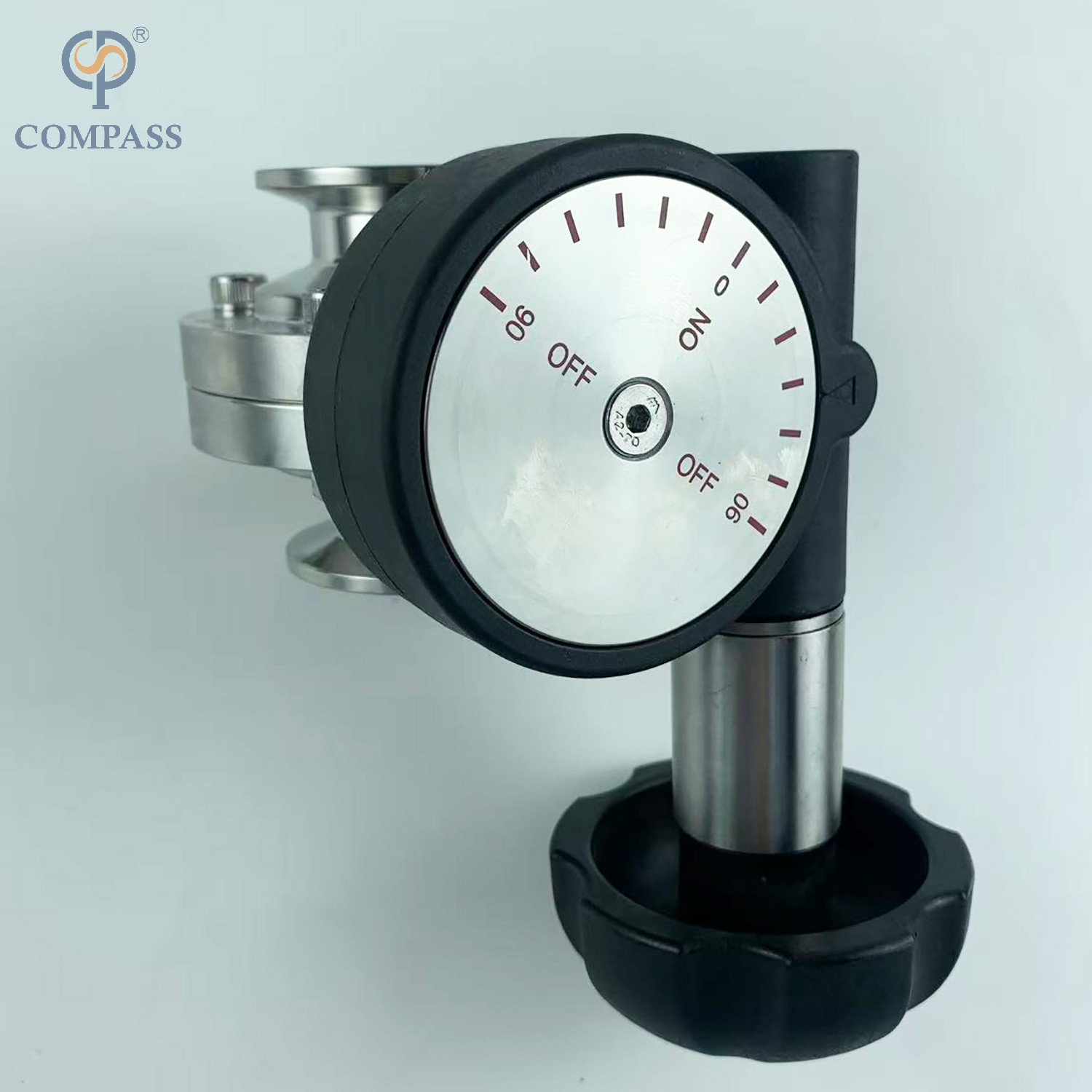 SS304 ПИЩЕВОЙ SMS РУКОВОДСТВЕННЫЙ САНИТАРНЫЙ ЗАЖИМНЫЙ БУФЕРНЫЙ КЛАПАН С МИКРОРЕГУЛИРОВКОЙ