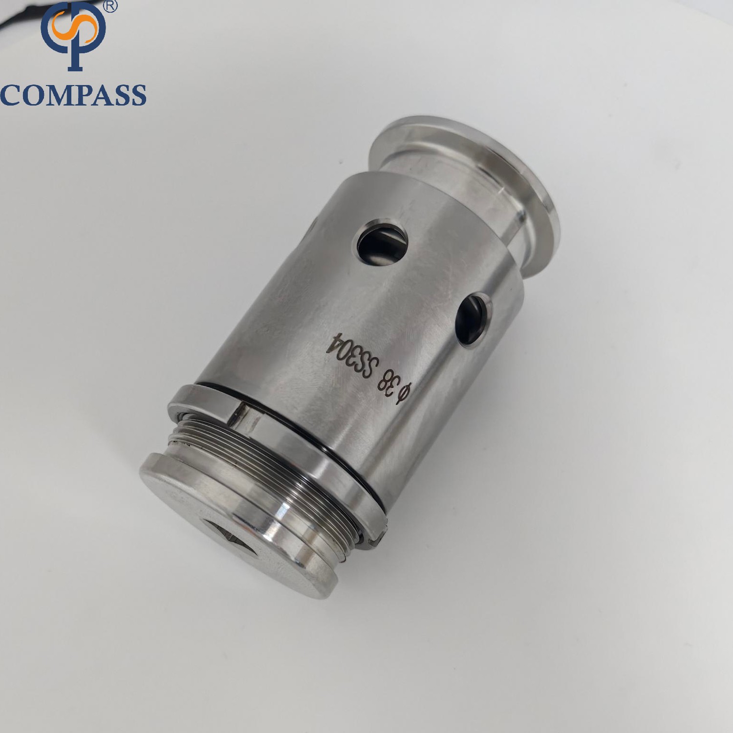 Tri Clamp TC50.5MM SS316L 1-дюймовые регулируемые клапаны сброса вакуума и давления