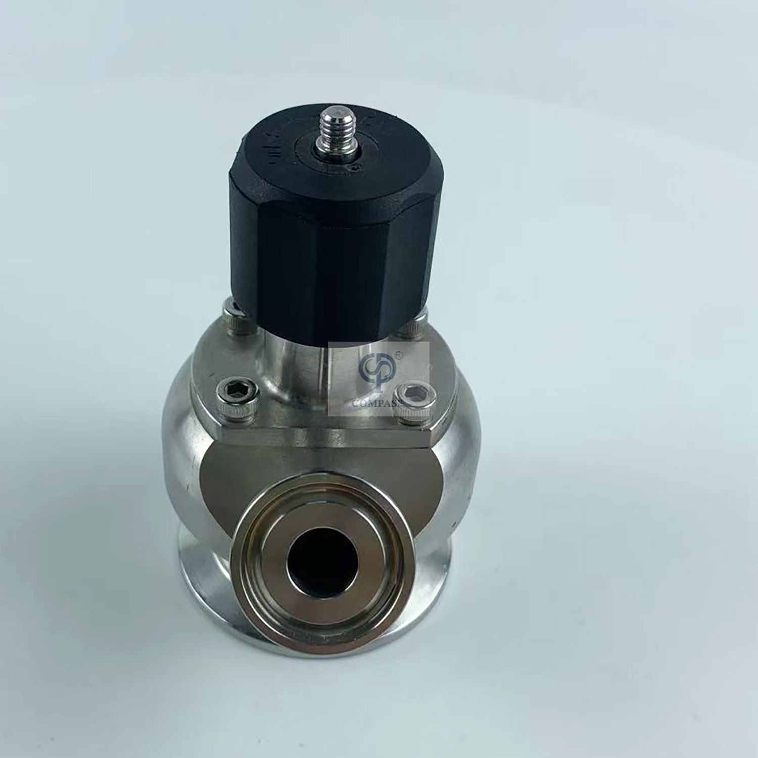 Клапан для отбора проб с асептическим зажимом из нержавеющей стали DN8 с одним портом SS316L