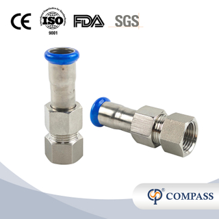 DN15 Санигитария нержавеющая сталь SS304 BS Single Clamp Shinked Union