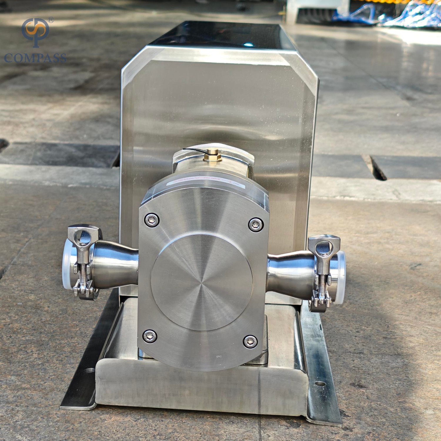 Санитарный кулачковый насос SS316L с двигателем с фиксированным передаточным числом 