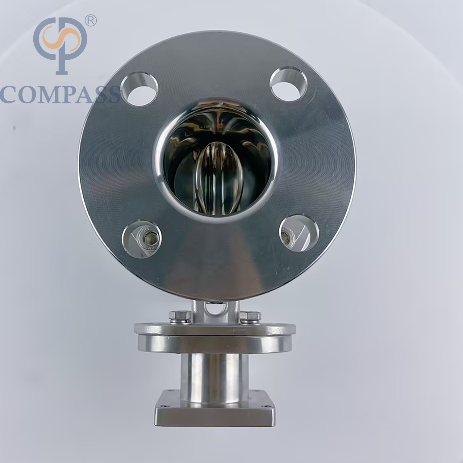 Популярная распродажа, 1,5 дюйма, 48,3 мм, санитарно-гигиеническая нержавеющая сталь, пищевой класс SS304, 150 фунтов, фланец, шесть лепестков, порошковый фланцевый клапан-бабочка