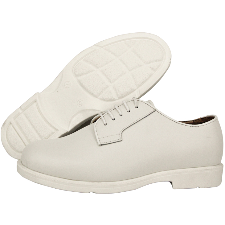 Milforce Zapatos de oficina militares tipo oxford blanco marino 1212