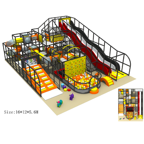 Indoor plastic playground structure for sale