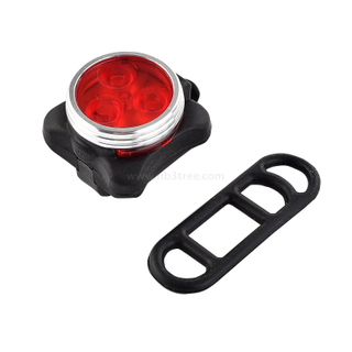 3 LED Waterproof USB Bicycle Accessories Light Set Rechargeable