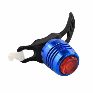 1 LED Aluminum Rechargeable Bicycle Rear Light With USB Cable