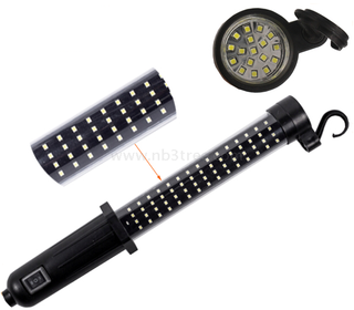 60SMD LED 12V LED Work Light with Car Plug, AC Adapter