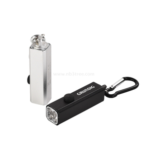 1LED Aluminium Flashlight with Carabiner Suitable for Carrying
