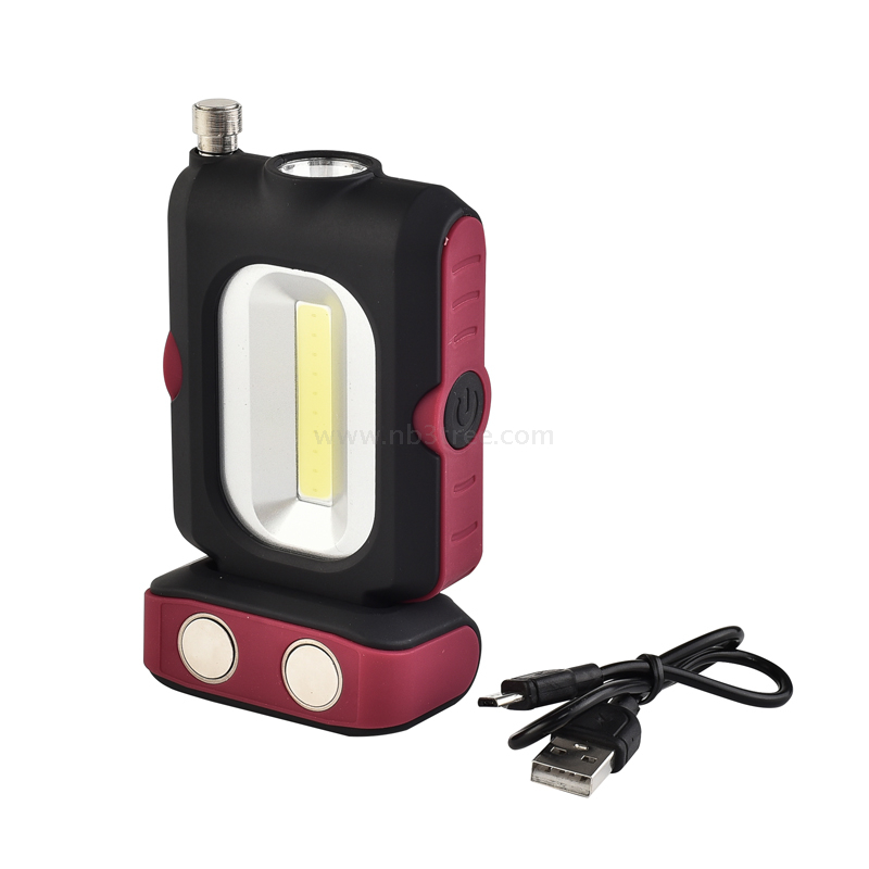 1W LED+3W COB LED Rechargeable Work Light Menards