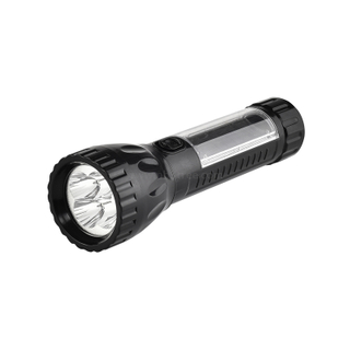 4LED Plastic Solar Flashlight Rechargeable 