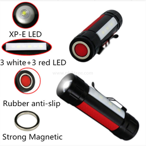 5W XPE+6SMD Waterproof Flashlight 
