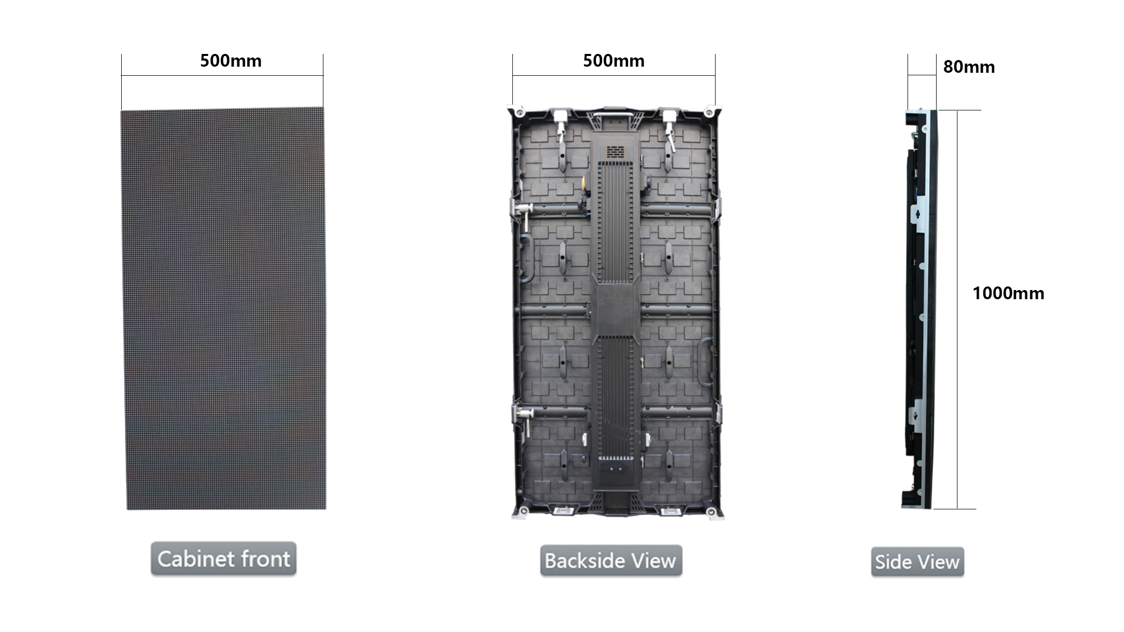 HD OUTDOOR 500x1000mm（3 views）