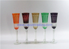 45oz Amber Color Long-stem Glass Champagne Flute for Decoration