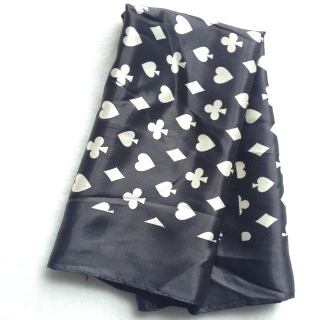 Satin Polyester Bandana, Custom Full Color Print Polyester Satin Bandanna, Bandana & Handkerchief