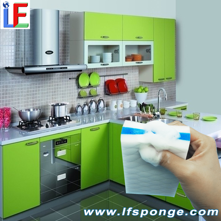 Wholesale Magic Kitchen Cleaning Sponge Compound PU Inbuilt Soap , Soap
