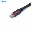 Leather USB Charging+Data Cable for Micro