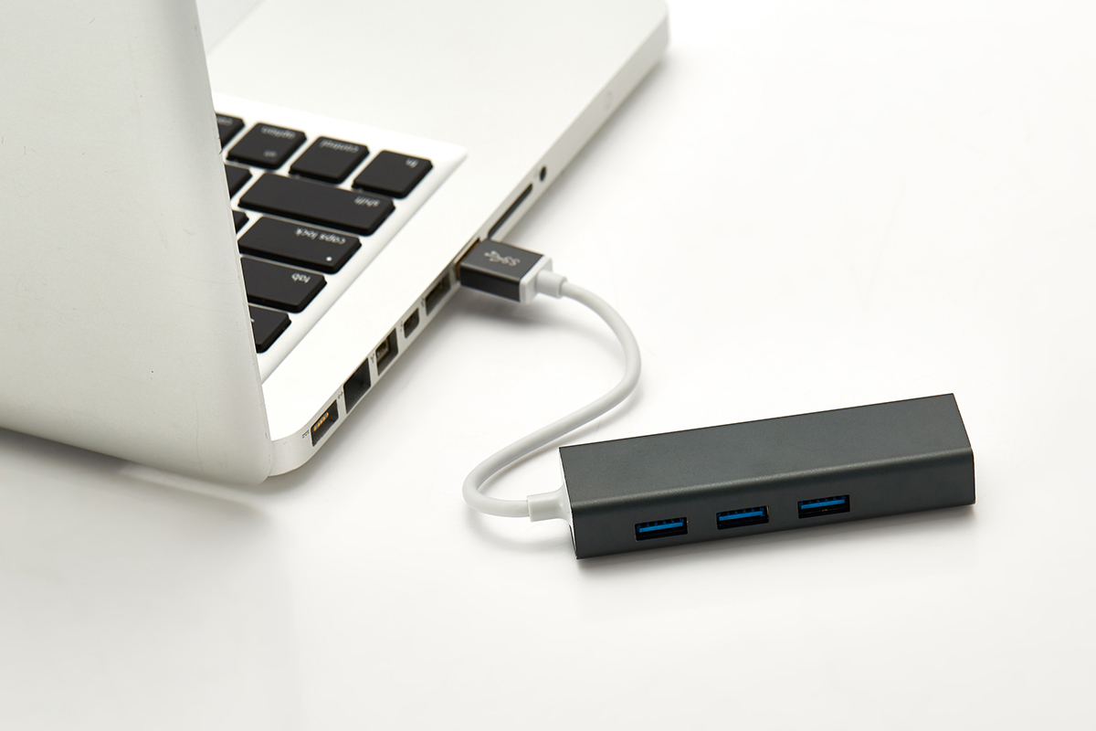 Hub de regalo de aluminio 2018 Hub USB 3.0 USB Ethernet Hub USB Hubs Objetivo USB Hub