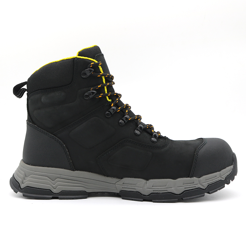 Genuine Leather Waterproof Oil Gas Industry Work Boots