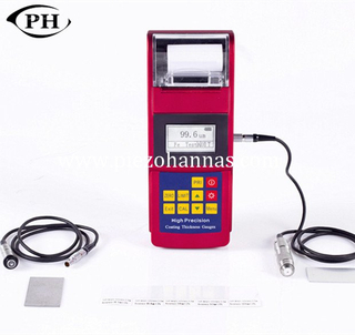 portable LCD paint thickness measurement gauge for fiberglass
