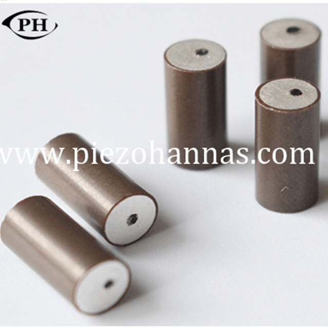 materiales de cerámica piezoeléctricos baratos del cilindro PZT para el generador piezoeléctrico