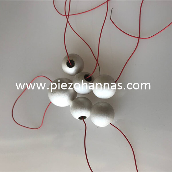 Transductores de cerámica de cristal pzt de la esfera piezoeléctrica para acústica subacuática